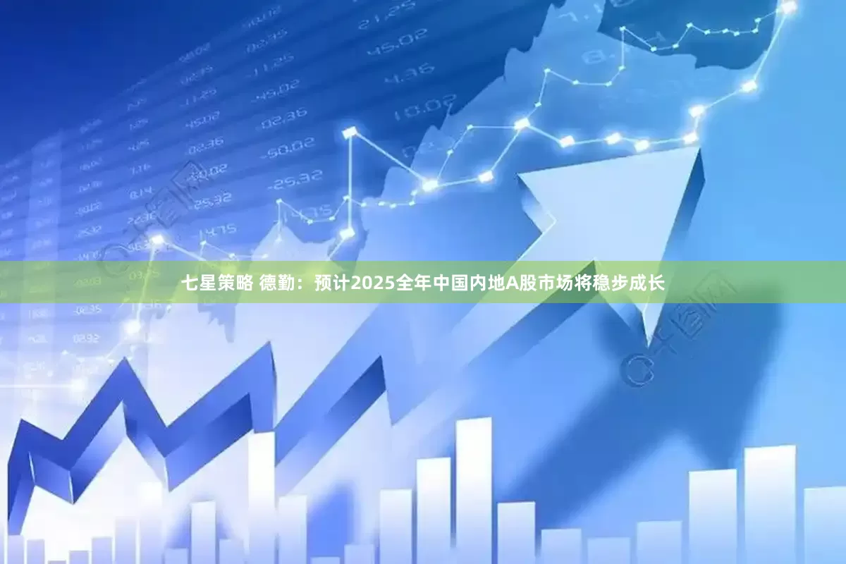 七星策略 德勤：预计2025全年中国内地A股市场将稳步成长